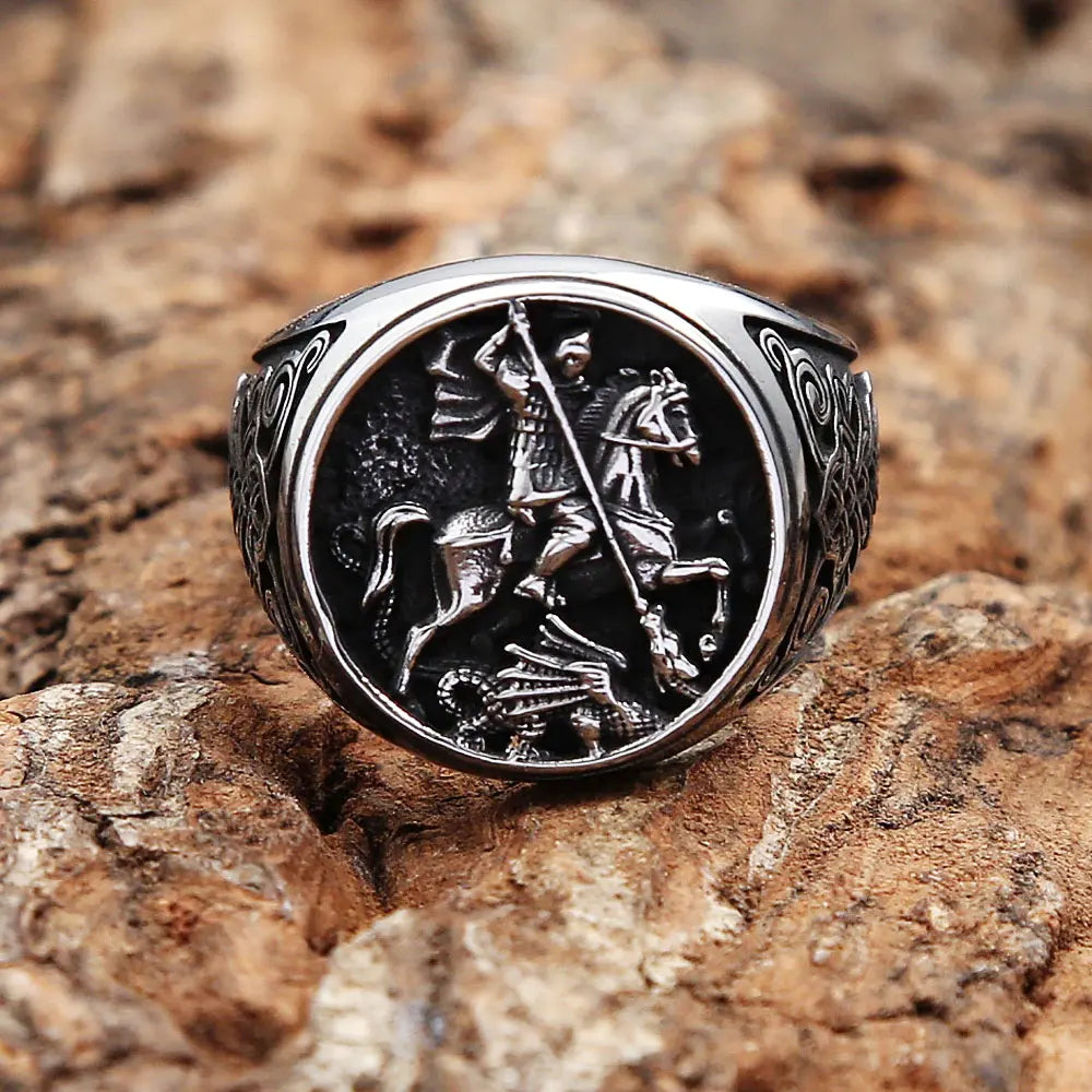 Horse rider ring